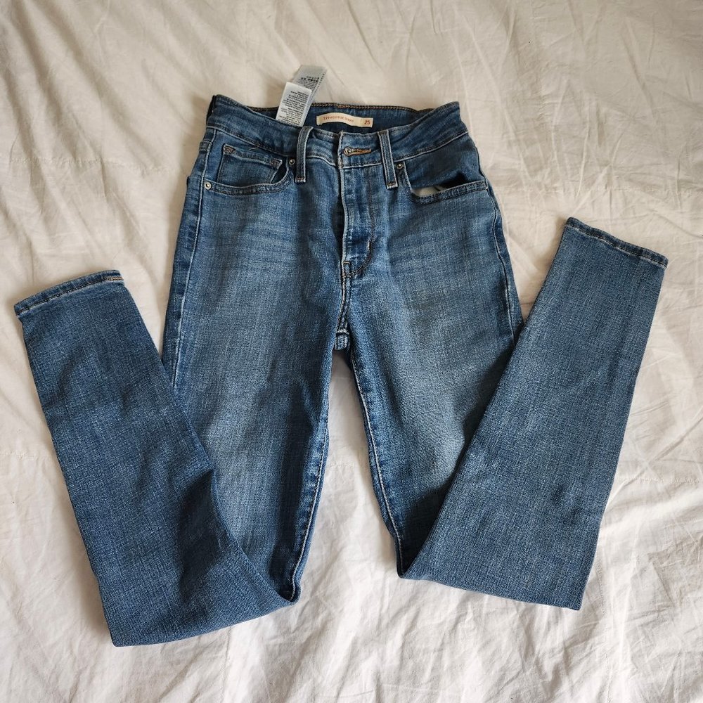 LEVI'S Premium 721 High-Rise Skinny Jeans Sz 25
